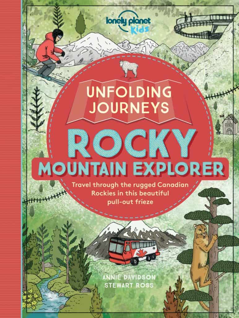 Unfolding Journeys Rocky Mountain Explorer foldout book from Lonely