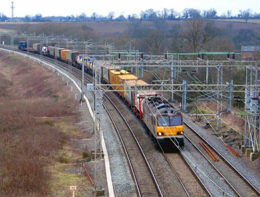 How many different types of trains are there in the UK and do freight