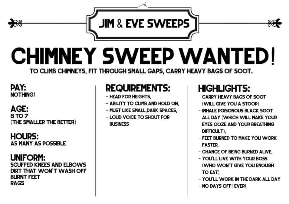 Worst jobs during the Victorian Era Why did we used to have chimney