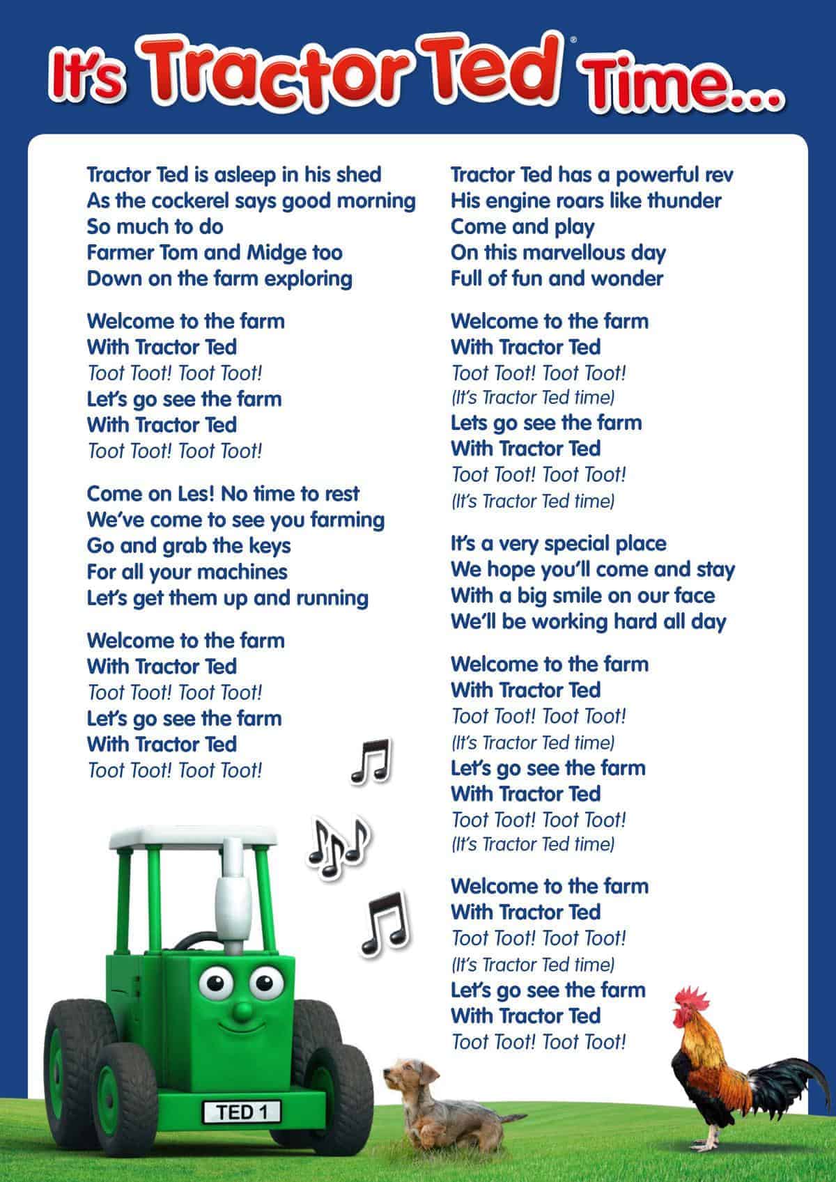 Listen to Tractor Ted's brand new single, 'It’s Tractor Ted Time' and