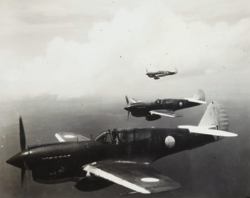 three monoplanes squadron in World War 2