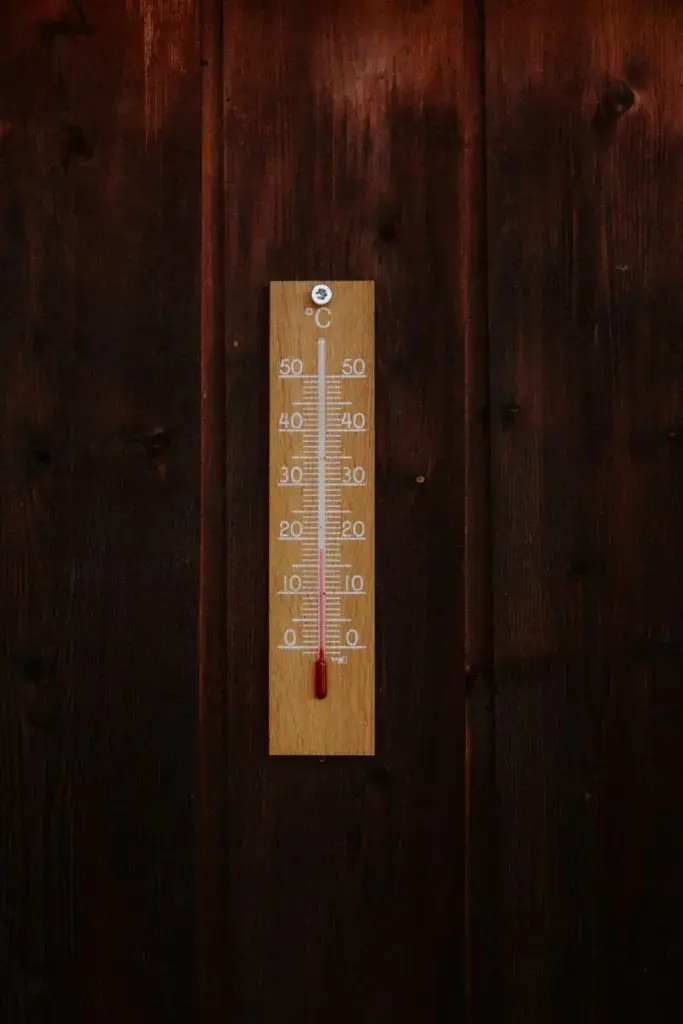 brown wooden wall mounted device