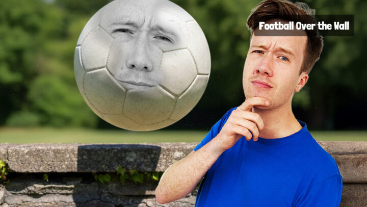 Football Over the Wall