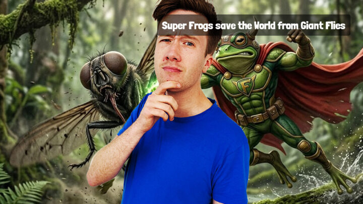 Super Frogs save the World from Giant Flies