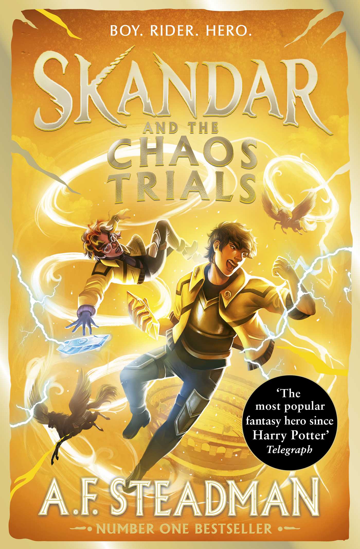 Skandar and the Chaos Trials - new edition cover